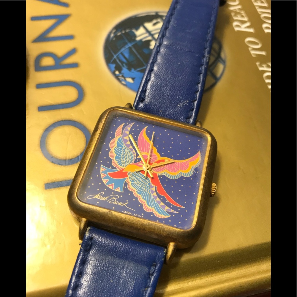 🔆 SALE! Laurel Burch “Ethereal Birds” watch